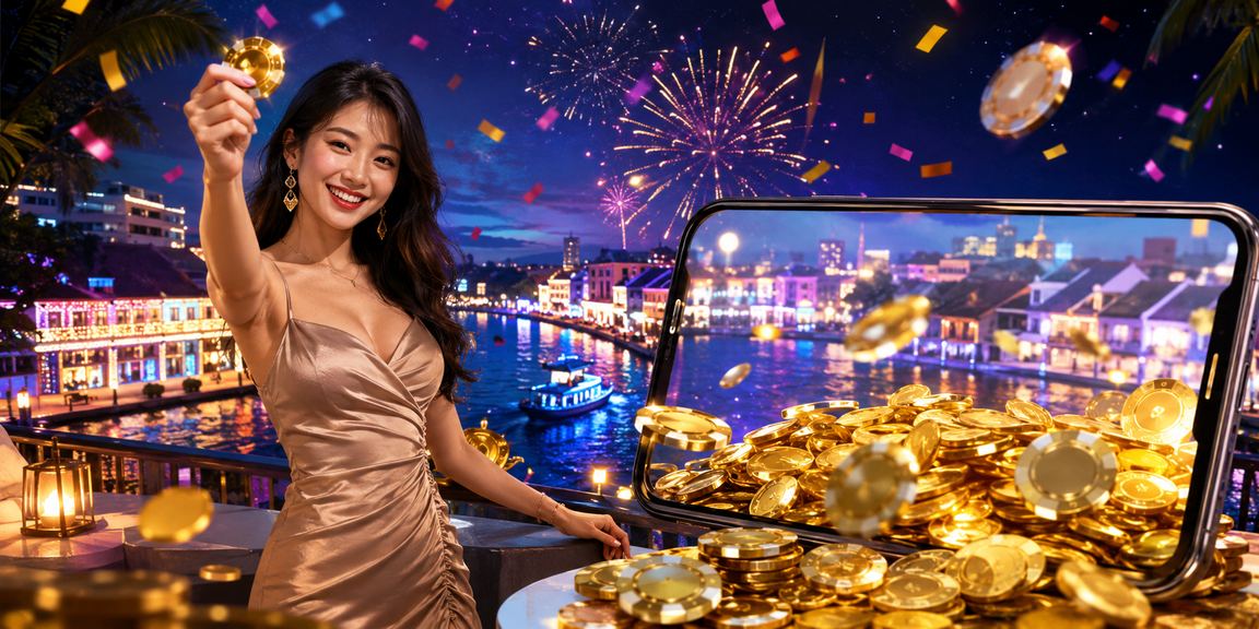 Pengguna Melaka bermain poker dalam talian melalui telefon mudah alih menggunakan platform mrlucky88
